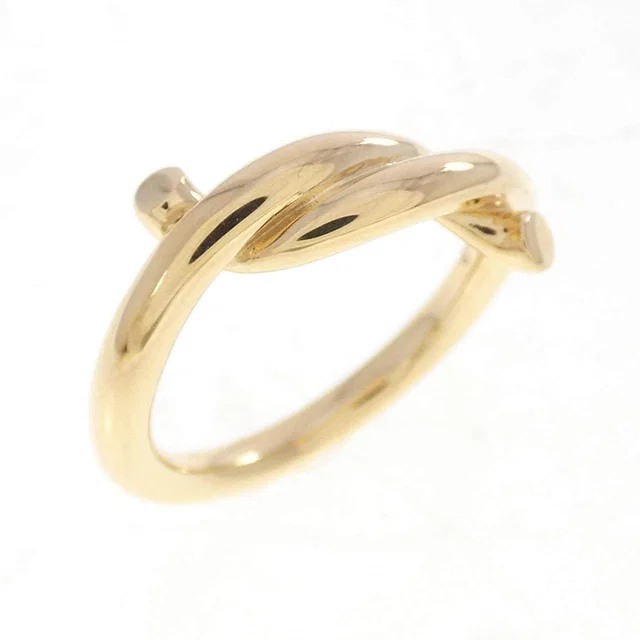 Cartier Entrelacés 750 Yellow Gold Ring Size 6 in Yellow from LuxUness