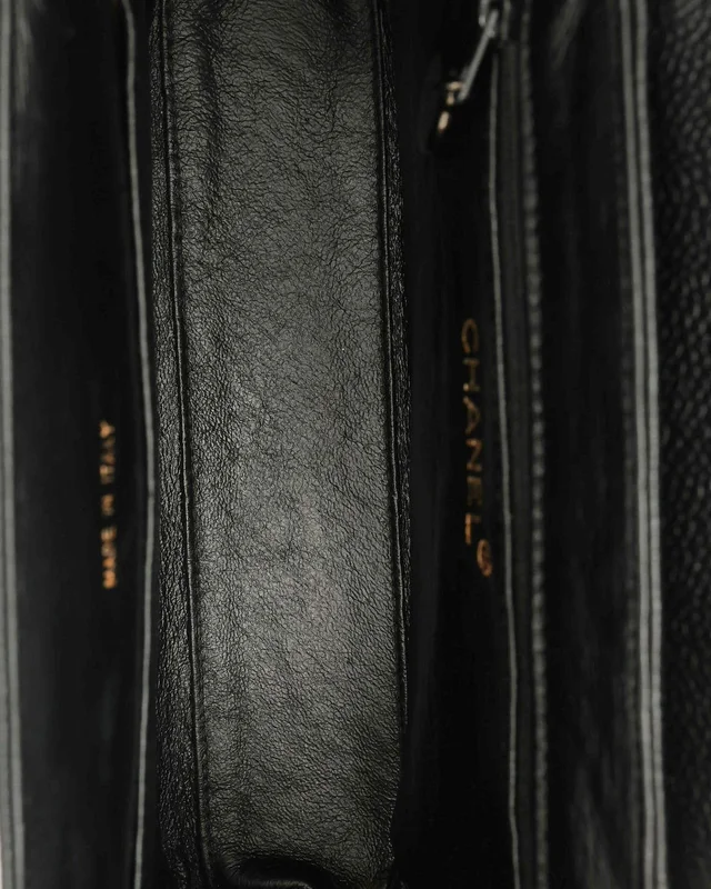 Chanel Caviar Kelly Top Handle Bag in Caviar leather from A Retro Tale, photo 6 of 10