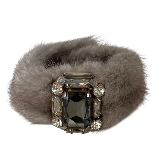 Max Mara Weekend Mink Bijou Bracelet Gray in Grey from The Reluxe