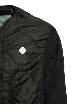 Oamc Quilted jacket with center button fastening in 100% Polyamide, 100% Polyester, photo 6 of 9 from LUISAVIAROMA