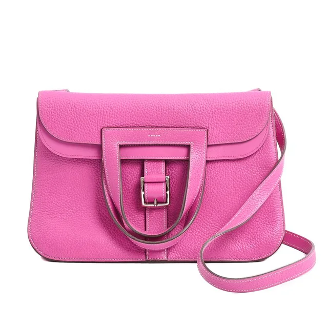 Hermès Handbag Halzan 31 in Clemence leather from The Reluxe