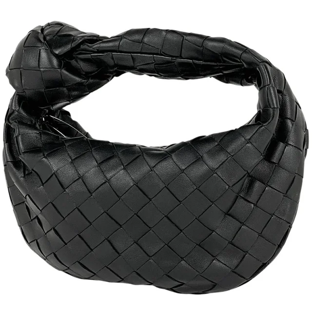 Bottega Veneta Intrecciato Handbag Leather Black in black Woven leather from Poshmark, photo 1 of 1