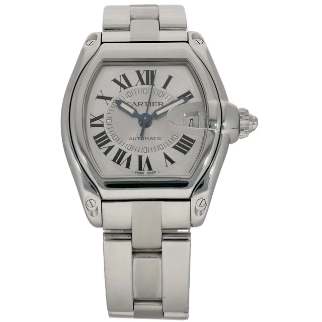 Cartier Roadster W62000V3 38mm Stainless Steel Watch from H&T