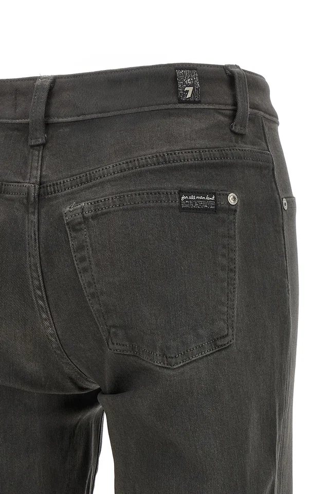 7 For All Mankind Calie logo-patch straight jeans, photo 6 of 9 from SENSER