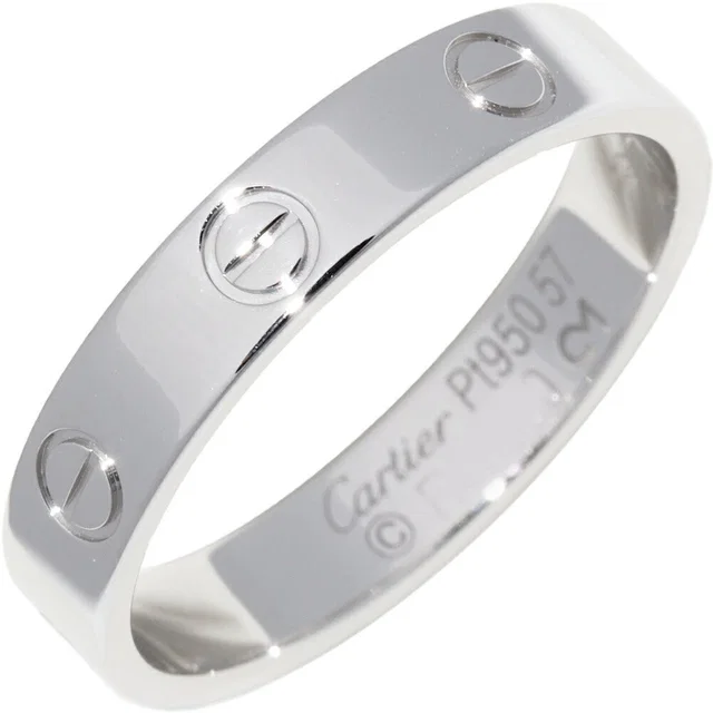Cartier Love Ring Pt950 Platinum Ring Size 57 from LuxUness
