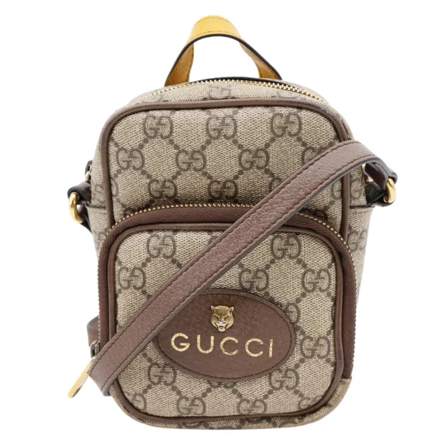 Gucci Neo Vintage Mini GG Supreme Canvas Crossbody Bag Beige 658556 in Beige Canvas from Dallas Designer Handbags