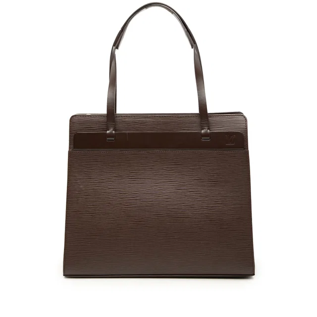 Brown Louis Vuitton Epi Croisette PM Handbag in Brown Leather from Designer Revival