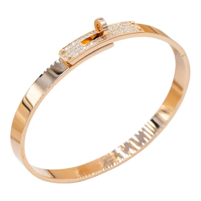Hermès Kelly Diamond Bangle - Size SH from Luxury Promise