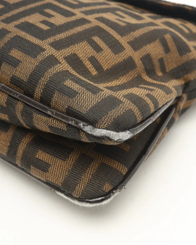 Fendi Zucca Shoulder Bag in Canvas from A Retro Tale, photo 7 of 9