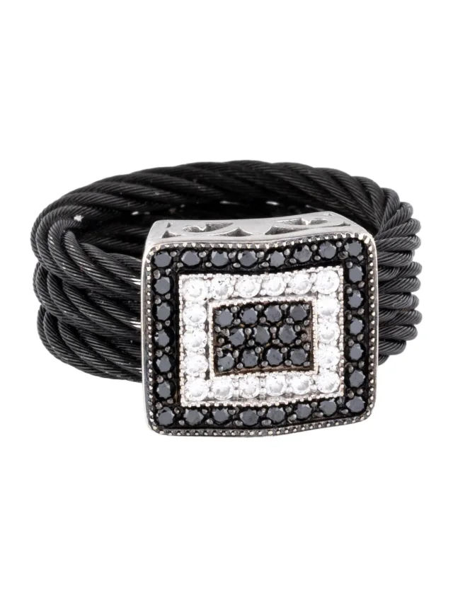 Charriol 18K Diamond Cocktail Ring in multicolor from The RealReal