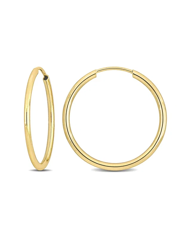 14K Italian Gold Hoops, image 1 of 1 from Rue La La