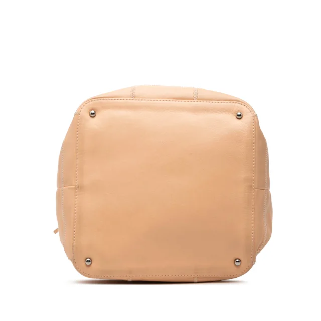 Beige Chanel Calfskin Square Stitch Tassel Hobo Handbag in Beige Calfskin from Designer Revival, photo 3 of 7