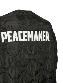 Oamc Quilted jacket with center button fastening in 100% Polyamide, 100% Polyester, photo 8 of 9 from LUISAVIAROMA