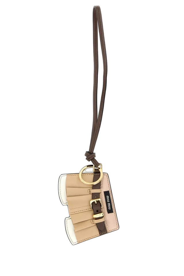 Miu Miu Quilted Leather Coin Purse — Beige Purses in Beige Leather from HEWI