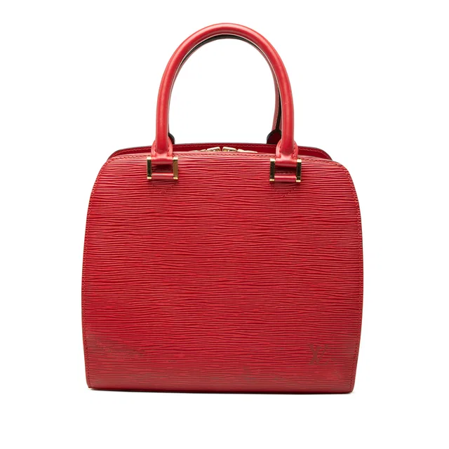 Red Louis Vuitton Epi Pont Neuf Handbag in Red Leather from Designer Revival