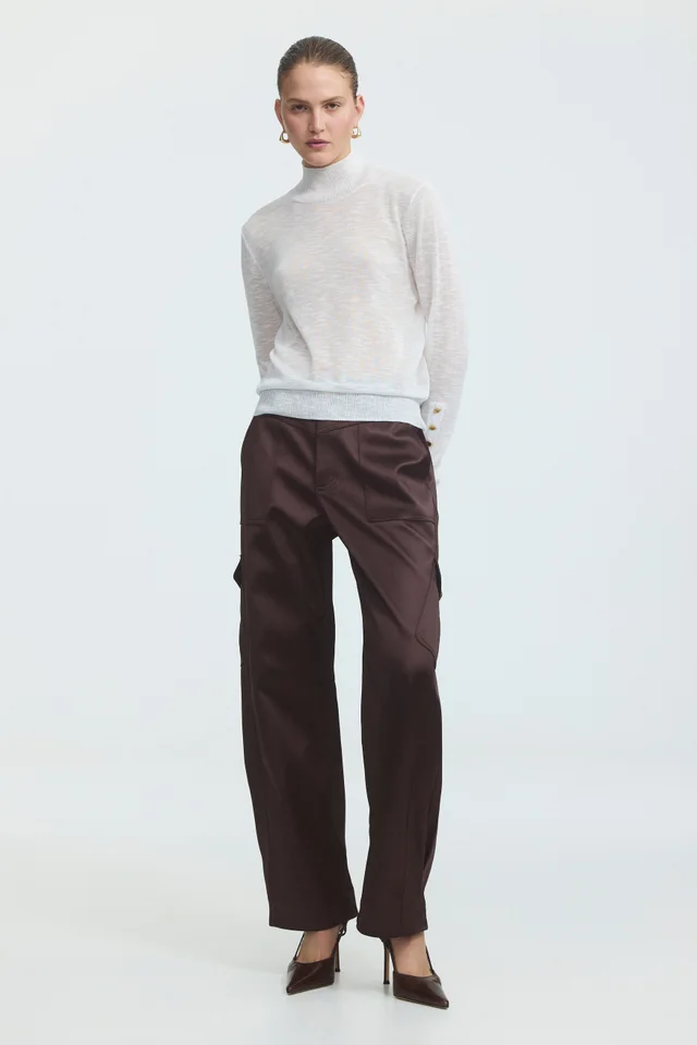 AJE Cylen Knit Skivvy in White from Aje, photo 1 of 1
