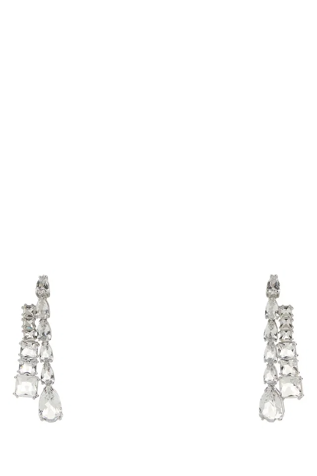 Swarovski Matrix Earrings — Silver in Silver from HEWI