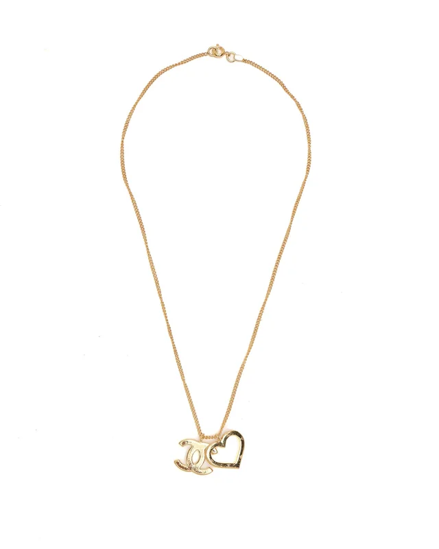 Chanel Coco Mark Hearts Necklace from A Retro Tale, photo 2 of 4