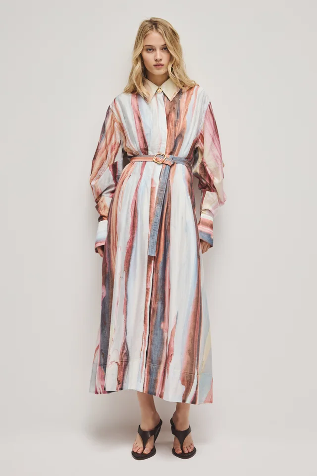 AJE Murphie Midi Dress in Pink from Aje, photo 1 of 1