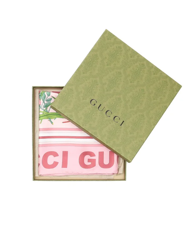 Gucci 90 Flora Silk Scarf in Silk from A Retro Tale, photo 2 of 2