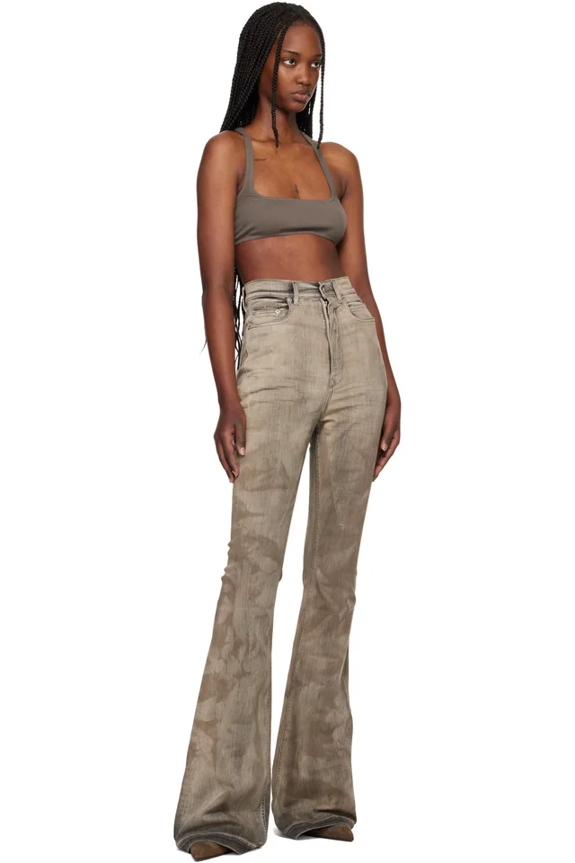 Rick Owens DRKSHDW Brown Temple Unhorny Top, photo 4 of 4 from SSENSE