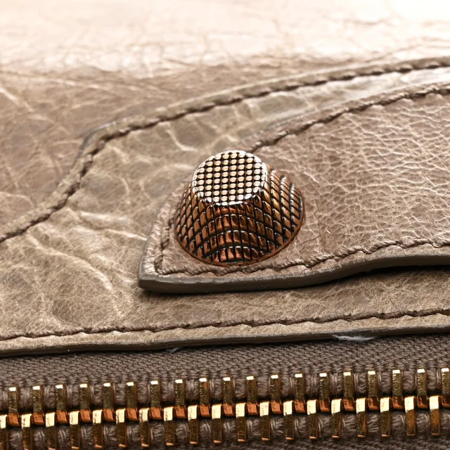 Balenciaga Agneau Giant 12 Rose Gold Hardware Work Gris Poivre in Grey Lambskin from FASHIONPHILE, photo 14 of 14