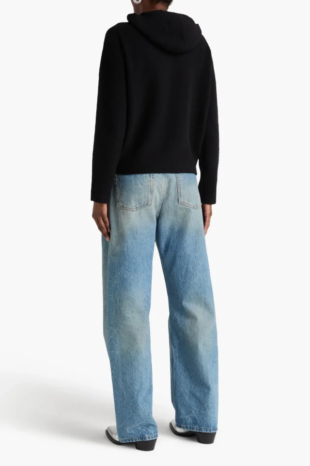 Proenza Schouler Ribbed Cashmere-Blend Hoodie, photo 3 of 4 from THE OUTNET