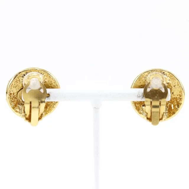 Chanel Plated Earrings in Gold Gold-plated metal from LuxUness, photo 3 of 9