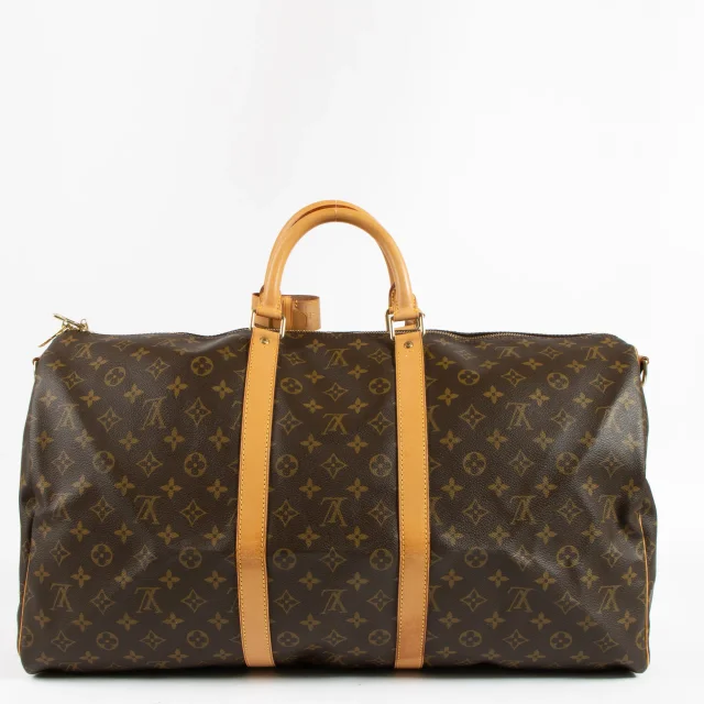 Louis Vuitton Monogram Keepall Bandoulière 55 Travel Bag in Coated canvas from Labellov, photo 3 of 7