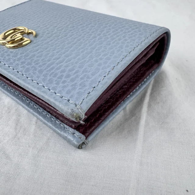 Gucci GG Marmont Card Holder in Calfskin leather, Leather, Metal from Reowned, photo 5 of 7