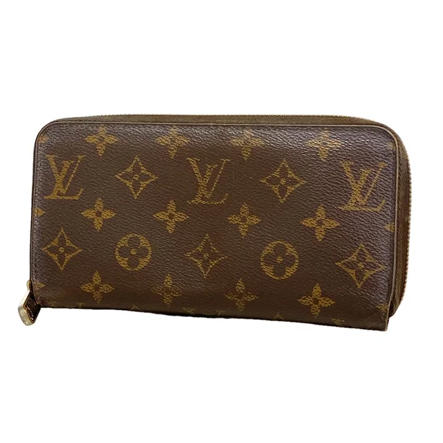 Louis Vuitton Wallet Monogram Zippy Brown Fuchsia in Brown from The Reluxe