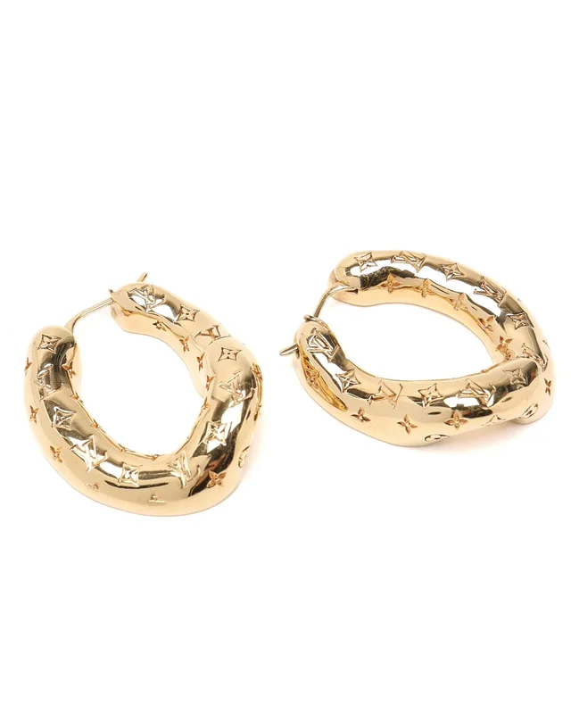 Louis Vuitton Monogram Hoop Earrings from A Retro Tale, photo 2 of 2