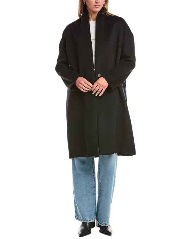 Vince Wool-Blend Long Coat, image 1 of 1 from Rue La La