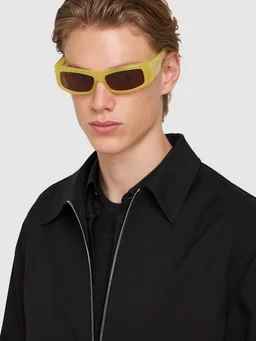 Port Tanger Square Sunglasses in 0% Acetate, photo 3 of 5 from LUISAVIAROMA