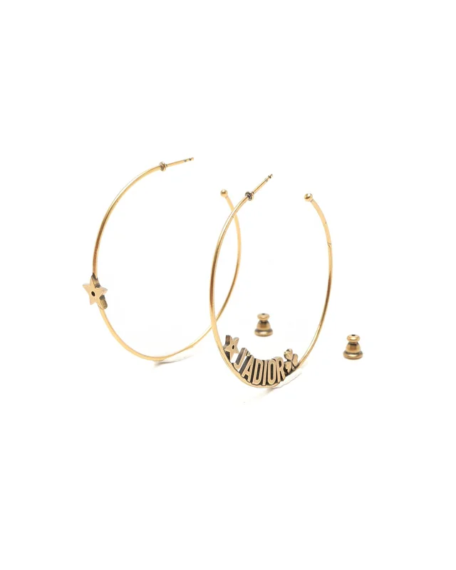 Dior J'Adior Hoop Earrings from A Retro Tale, photo 2 of 3