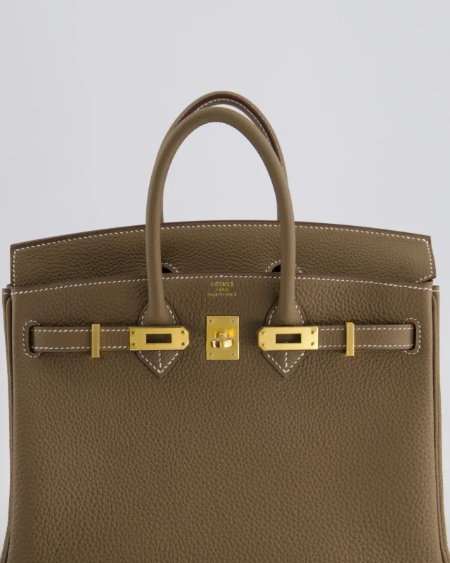 Hermès Birkin 25 Retourne Bag in Taupe Togo leather from Sellier, photo 16 of 21