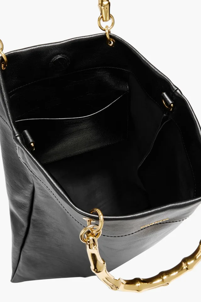 Jil Sander Leather Tote Bag in Black, photo 5 of 6 from THE OUTNET