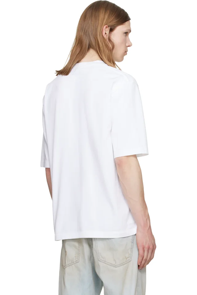Dsquared2 White Rider Loose Fit T-shirt, photo 3 of 4 from SSENSE