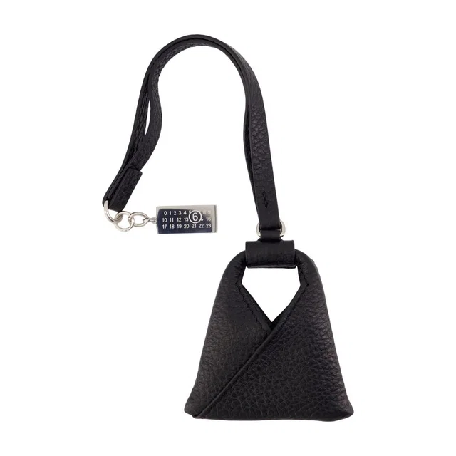 Maison Margiela Textured Calfskin Mini Bag — Black in Black Calfskin from HEWI