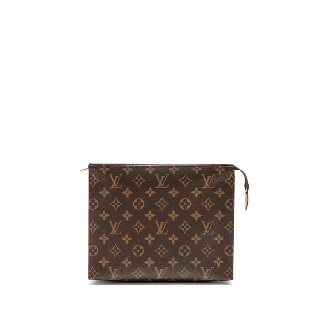 Louis Vuitton Toiletry Pochette 26 Monogram Canvas GHW in Coated canvas from EMIER