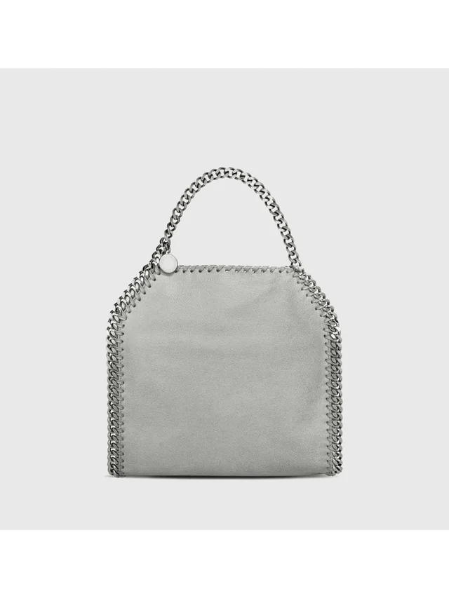 Stella McCartney Mini Falabella Top Handle Bag in silver|black|gray from Poshmark