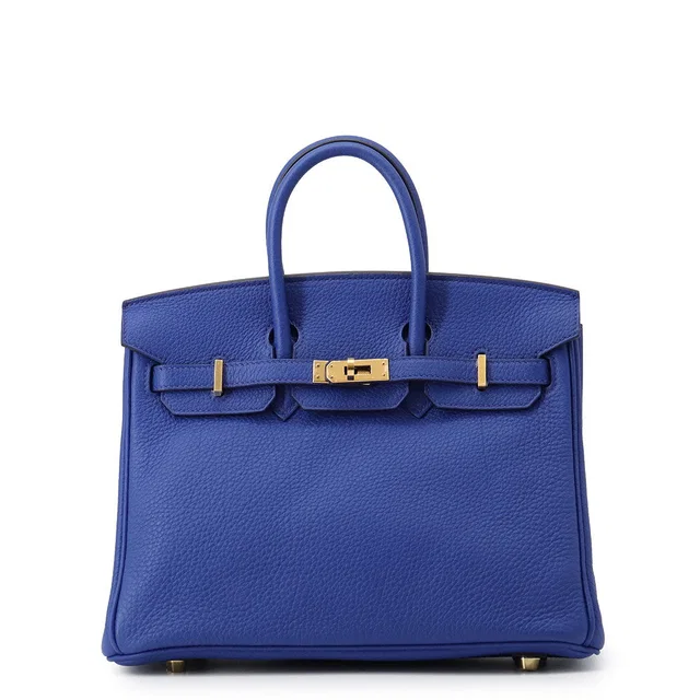 Hermès Birkin Blue royal Togo Leather Size 25 in Blue Togo leather from GALLERY RARE
