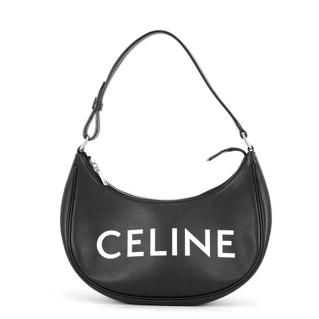Celine Shoulder Bag Ava Leather Black in Black Leather from The Reluxe