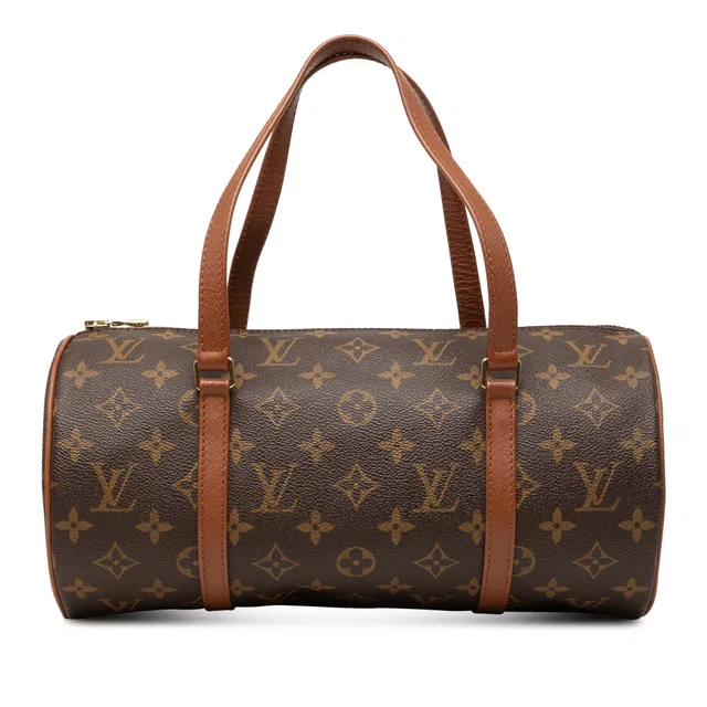 Brown Louis Vuitton Monogram Papillon 30 Handbag in Brown Coated canvas from Designer Revival