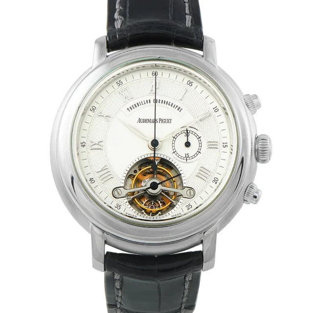 Jules Audemars Tourbillon Chronograph Watch in multicolor Leather from The RealReal