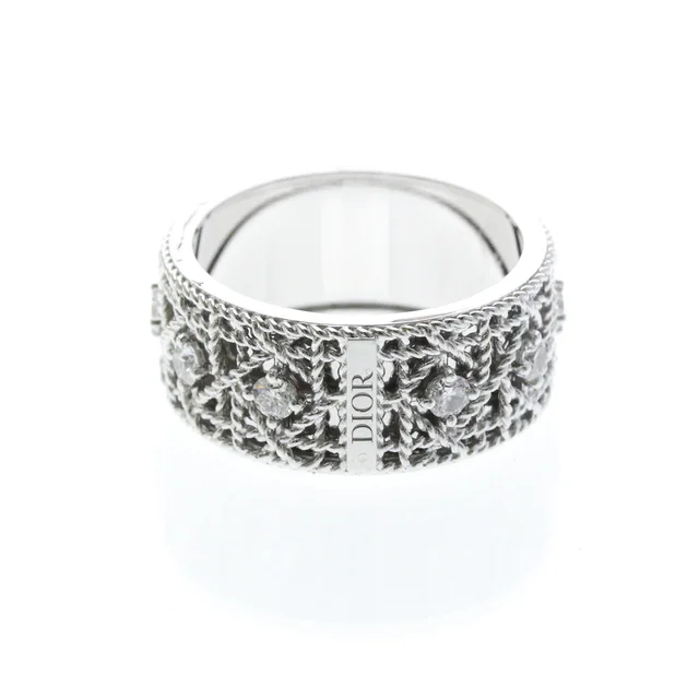 My Dior Diamond Ring JMY794060 White Gold (18K) Fashion Diamond Band Ring Silver in Silver White gold (18K) from Elady