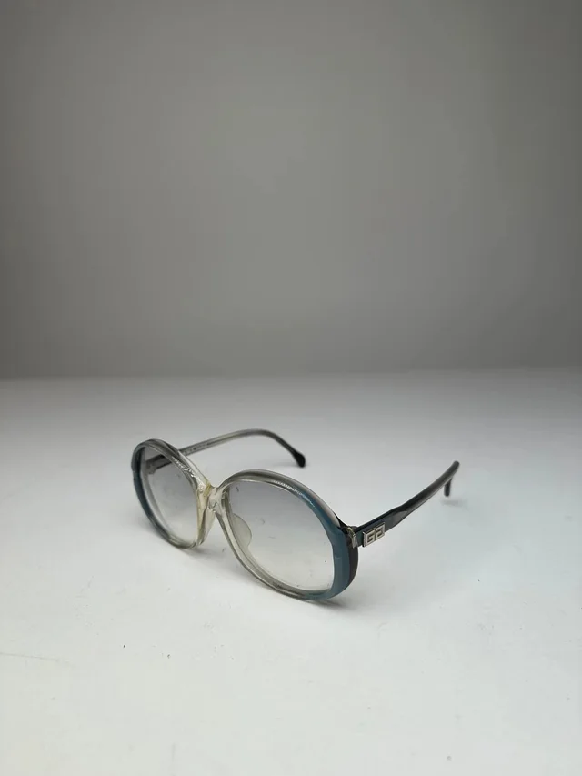 Givenchy Vintage Acetate Sunglasses Y2K Blue Silver in blue from Grailed