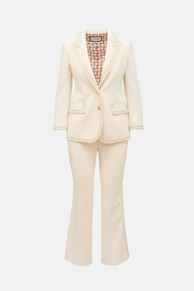 Gucci Crepe Suit in Silk from VSP Consignment