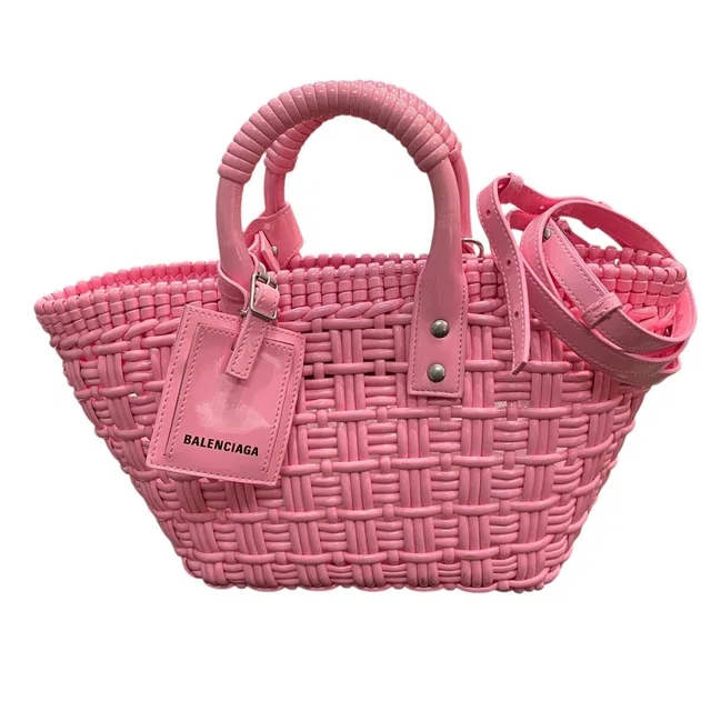 Balenciaga Bistro Basket XS PVC Shoulder Bag from LuxUness