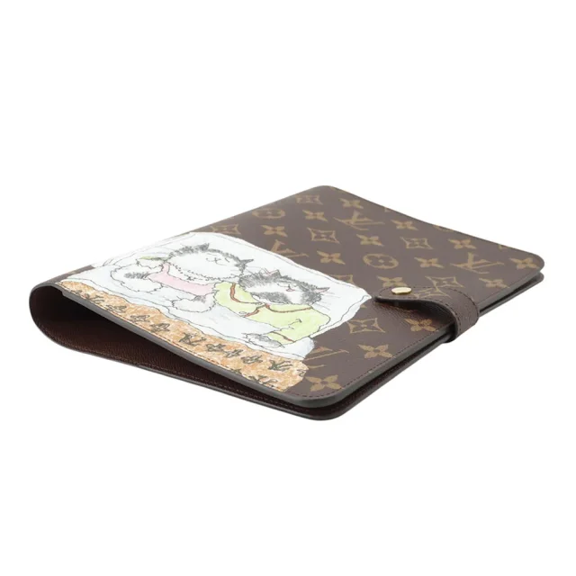 Louis Vuitton Agenda Cover Bureau Grace Coddington Collaboration BrownGI1395 Monogram Size MM from GALLERY RARE, photo 2 of 9
